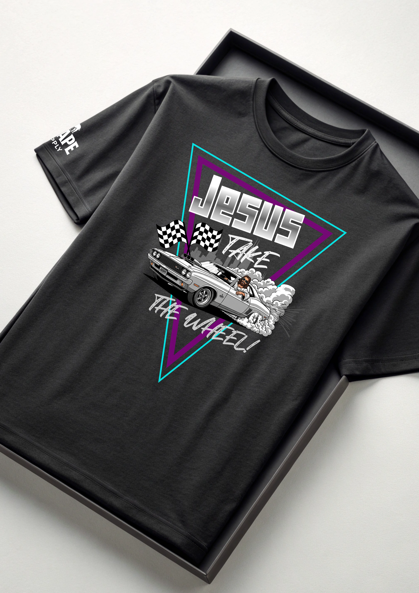 Jesus Take The Wheel! Tee