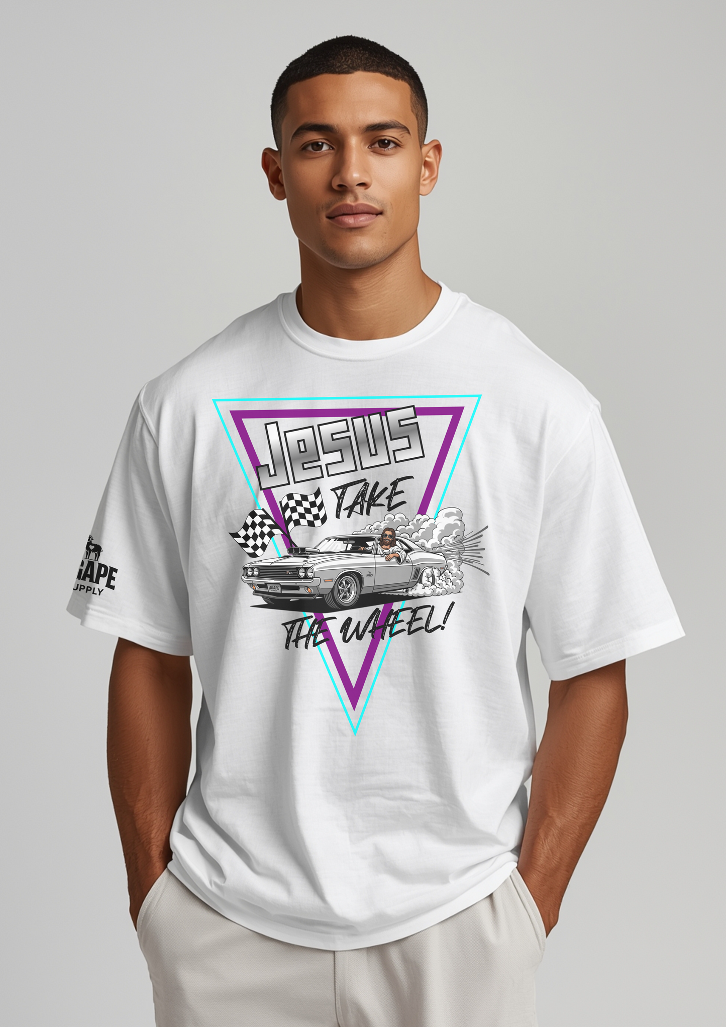 Jesus Take The Wheel! Tee