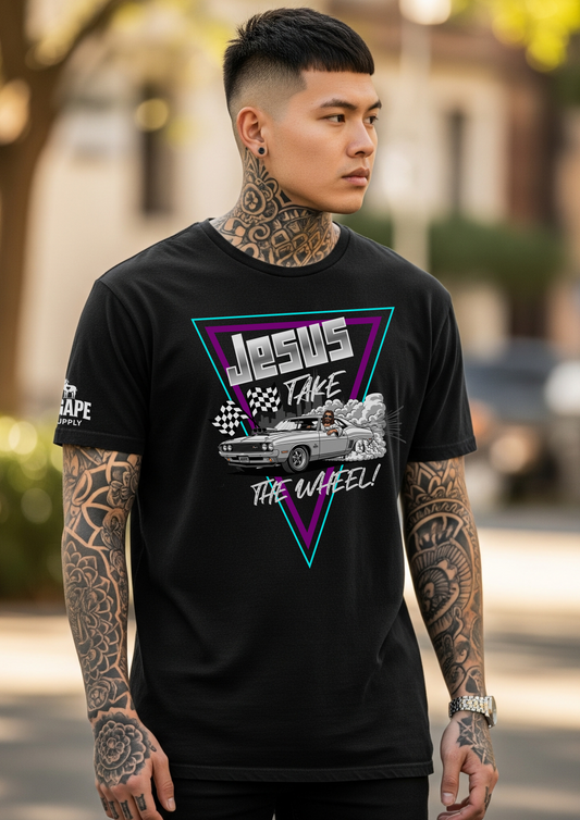 Jesus Take The Wheel! Tee